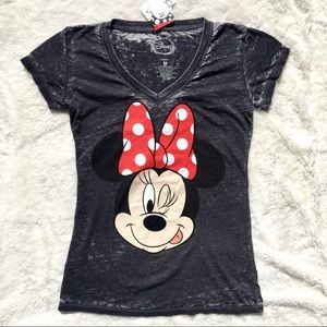 Disney Minnie Mouse Distressed Graphic Tee